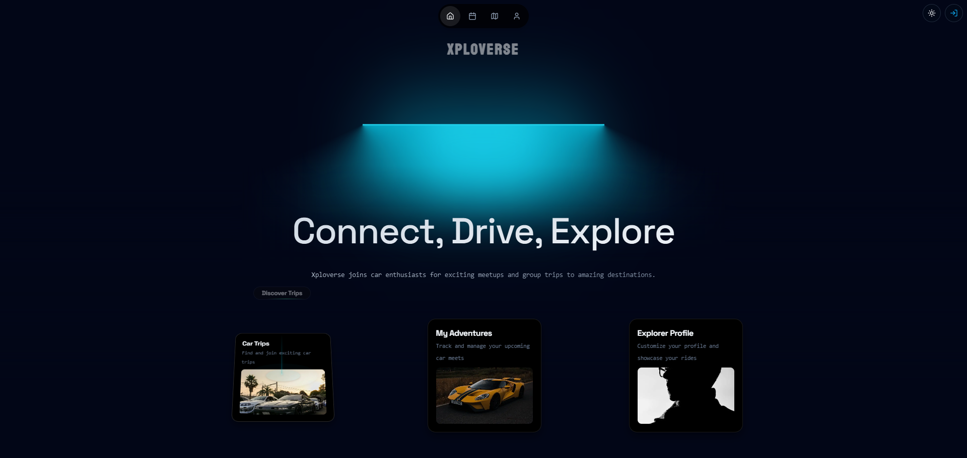 Xploverse Web Application